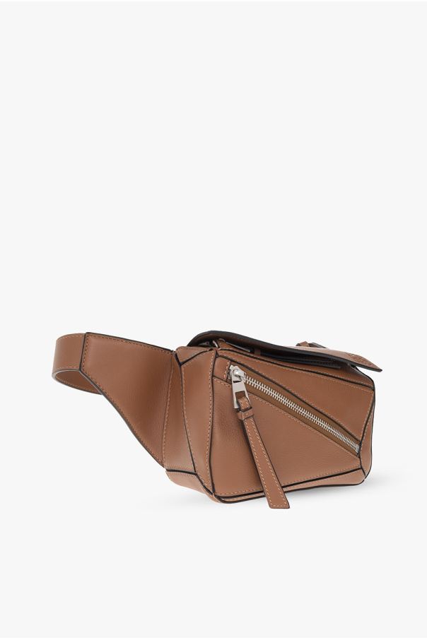 ショルダーバッグ LOEWE BROWN LEATHER SMALL PUZZLE BELT BAG Loewe - Puzzle Small leather belt bag Loewe
